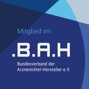 Banner Mitglied im BAH Bundesverband der Arzneimittel-HErsteller e.V.